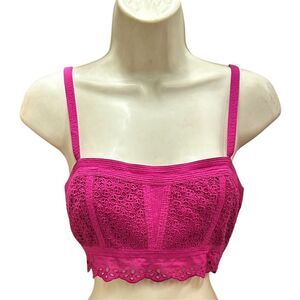 Ulla Johnson Hot Pink Bralette Top New With Tags Size 00